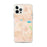 Custom iPhone 12 Pro Max Hygiene Colorado Map Phone Case in Watercolor