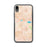 Custom iPhone XR Hygiene Colorado Map Phone Case in Watercolor
