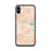 Custom iPhone X/XS Hygiene Colorado Map Phone Case in Watercolor