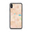 Custom iPhone XS Max Hygiene Colorado Map Phone Case in Watercolor