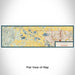 Flat View of Map Custom Hygiene Colorado Map Enamel Mug in Woodblock