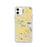 Custom iPhone 11 Hygiene Colorado Map Phone Case in Woodblock