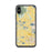 Custom iPhone X/XS Hygiene Colorado Map Phone Case in Woodblock