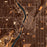 Idaho Falls Idaho Map Print in Ember Style Zoomed In Close Up Showing Details