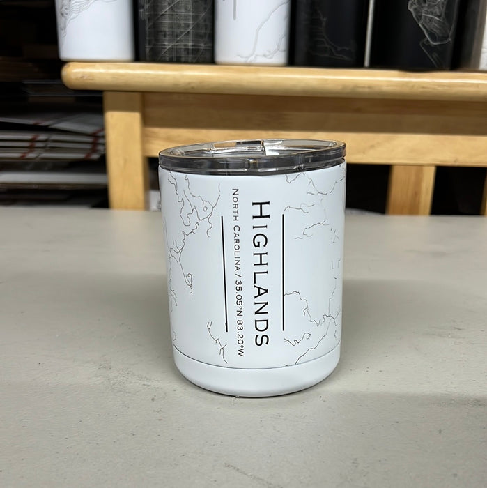 Highlands NC 10oz Cup in White