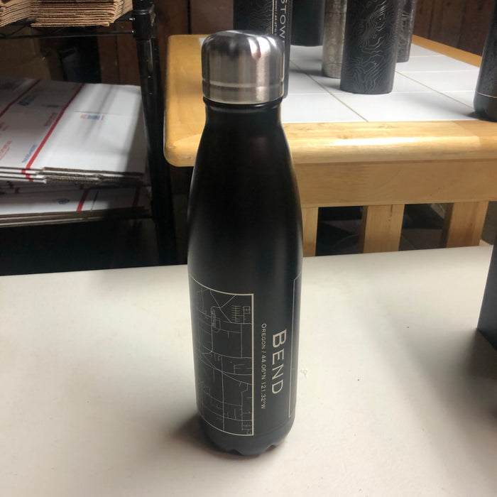 Bend Oregon 17oz Bottle in Black