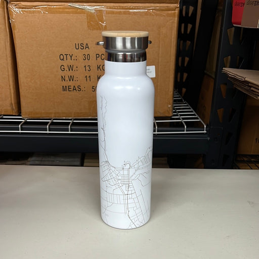 Prattville - Alabama Engraved Map Insulated Bottle — JACE Maps