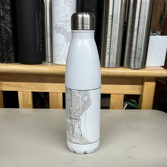 Milwaukee WI 17oz Cola Bottle in White