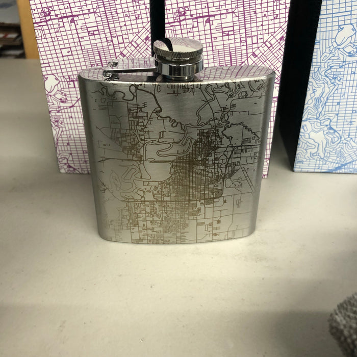 Lake Charles Louisiana Flask