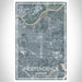 Independence Missouri Map Print Portrait Orientation in Afternoon Style With Shaded Background
