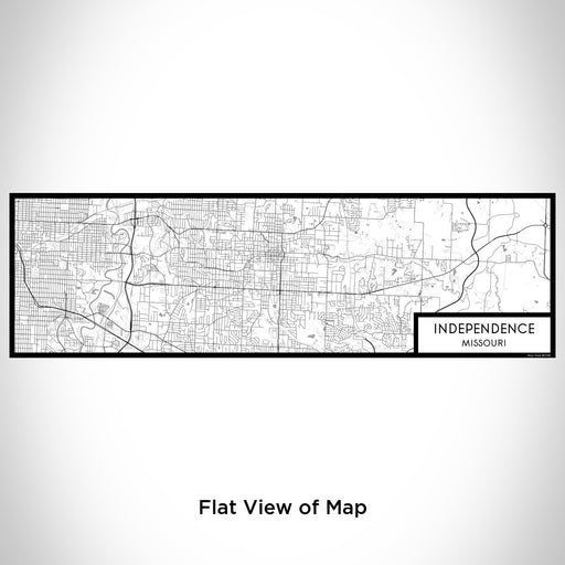Flat View of Map Custom Independence Missouri Map Enamel Mug in Classic