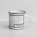 Right View Custom Independence Missouri Map Enamel Mug in Classic