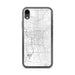 Custom Indianapolis Indiana Map Phone Case in Classic