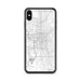 Custom Indianapolis Indiana Map Phone Case in Classic