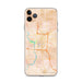 Custom Indianapolis Indiana Map Phone Case in Watercolor