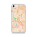 Custom Indianapolis Indiana Map iPhone SE Phone Case in Watercolor