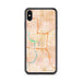 Custom Indianapolis Indiana Map Phone Case in Watercolor