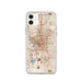 Custom Indianapolis Indiana Map Phone Case in Woodblock