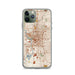 Custom Indianapolis Indiana Map Phone Case in Woodblock
