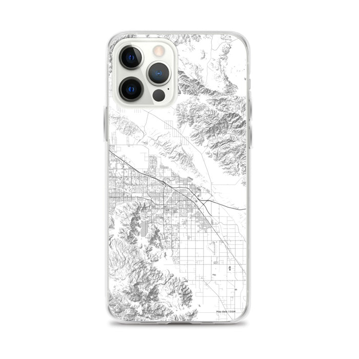 Custom Indio California Map iPhone 12 Pro Max Phone Case in Classic