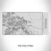 Rendered View of Indio California Map Engraving on 17oz Stainless Steel Insulated Cola Bottle