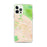 Custom Indio California Map iPhone 12 Pro Max Phone Case in Watercolor