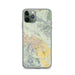 Custom Indio California Map Phone Case in Woodblock