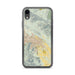 Custom Indio California Map Phone Case in Woodblock