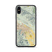 Custom Indio California Map Phone Case in Woodblock