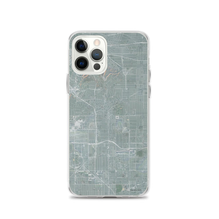 Custom iPhone 12 Pro Inglewood California Map Phone Case in Afternoon