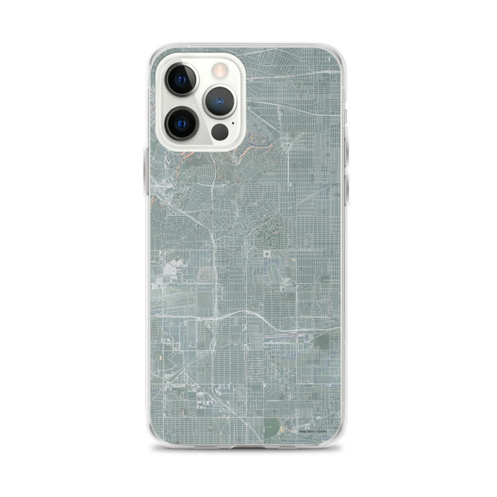 Custom iPhone 12 Pro Max Inglewood California Map Phone Case in Afternoon