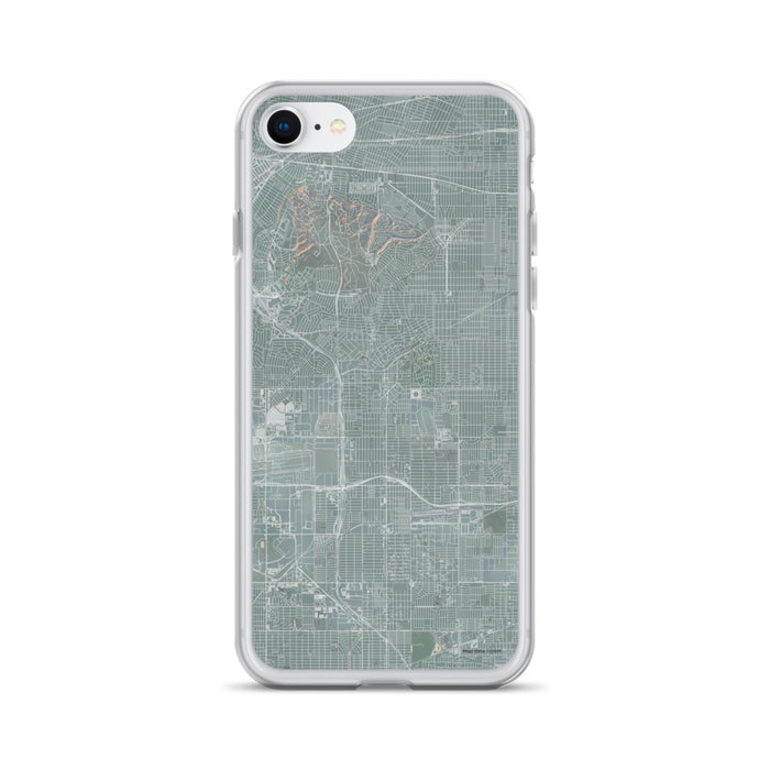 Custom iPhone SE Inglewood California Map Phone Case in Afternoon