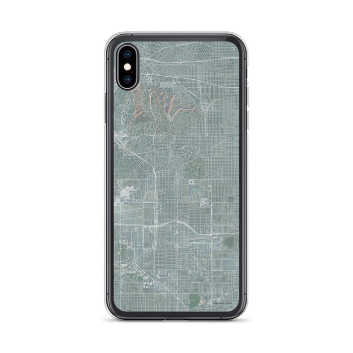 Custom iPhone XS Max Inglewood California Map Phone Case in Afternoon