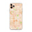 Custom iPhone 11 Pro Max Inglewood California Map Phone Case in Watercolor