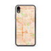 Custom iPhone XR Inglewood California Map Phone Case in Watercolor