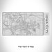 Rendered View of Iowa City Iowa Map Engraving on 17oz Stainless Steel Insulated Cola Bottle