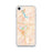 Custom Iowa City Iowa Map iPhone SE Phone Case in Watercolor