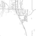 Iron Ridge Wisconsin Map Print in Classic Style Zoomed In Close Up Showing Details