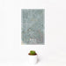 12x18 Irvine California Map Print Portrait Orientation in Afternoon Style With Small Cactus Plant in White Planter