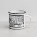 Right View Custom Irvine California Map Enamel Mug in Classic