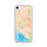 Custom iPhone SE Irvine California Map Phone Case in Watercolor