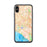 Custom iPhone X/XS Irvine California Map Phone Case in Watercolor