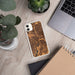 Custom Irving Texas Map Phone Case in Ember