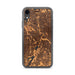 Custom Irving Texas Map Phone Case in Ember