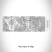 Rendered View of Irving Texas Map Engraving on 10oz Stainless Steel Insulated Cup with Sliding Lid in White