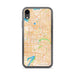 Custom Irving Texas Map Phone Case in Watercolor