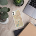 Custom Irving Texas Map Phone Case in Woodblock