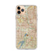 Custom Irving Texas Map Phone Case in Woodblock