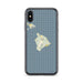 Custom Island of Hawai'i Hawaii Map Phone Case in Woodblock