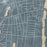 Islip New York Map Print in Afternoon Style Zoomed In Close Up Showing Details